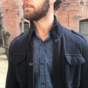 Banana Republic Men’s Black Zip Up Jacket